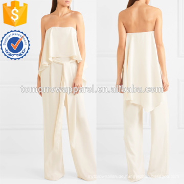 Trägerlose Crepe Jumpsuit Herstellung Großhandel Mode Frauen Bekleidung (TA3032J)